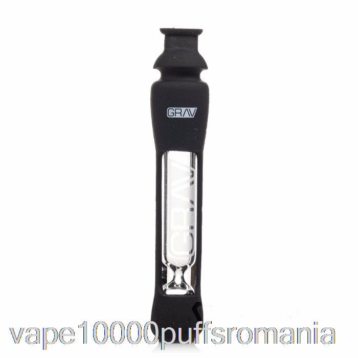 Vape Romania Grav 12mm Taster Cu Piele Silicon Neagra